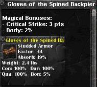 Picture for Gloves of the Spined Backpiercer (Studded)