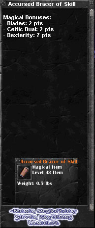 Picture for Accursed Bracer of Skill (nls)