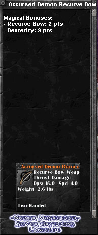 Picture for Accursed Demon Recurve Bow (nls)
