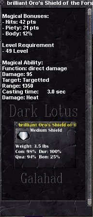 Picture for Brilliant Oro's Shield of the Forsaken (Alb) (nld)