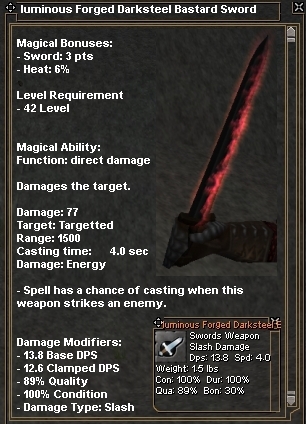 Picture for Forged Darksteel Bastard Sword