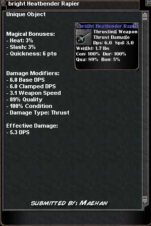 Picture for Bright Heatbender Rapier (u)