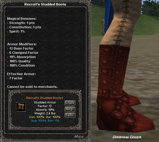 Picture for Recruit's Studded Boots (Alb) (old)