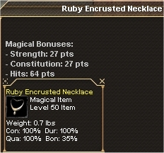 Picture for Ruby Encrusted Necklace