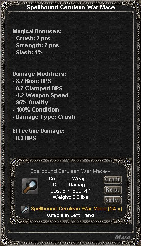 Picture for Spellbound Cerulean War Mace