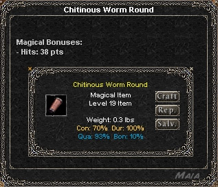 Picture for Chitenous Worm Round