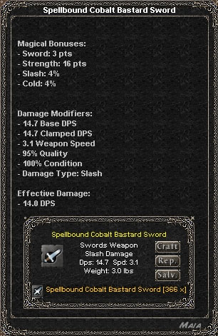 Picture for Spellbound Cobalt Bastard Sword (Mid)