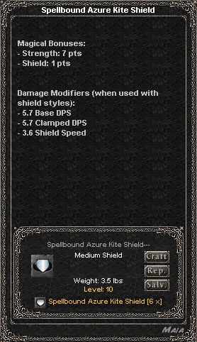 Picture for Spellbound Azure Kite Shield (Alb)