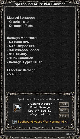 Picture for Spellbound Azure War Hammer (Alb)