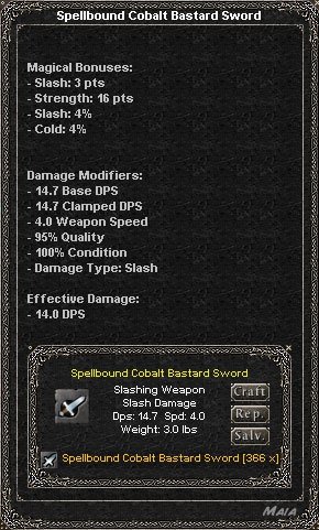 Picture for Spellbound Cobalt Bastard Sword (Alb)
