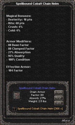 Picture for Spellbound Cobalt Chain Helm (Alb)