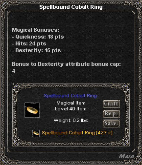 Picture for Spellbound Cobalt Ring (Alb) (dex/qui)