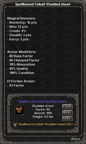 Picture for Spellbound Cobalt Studded Chest (Alb)