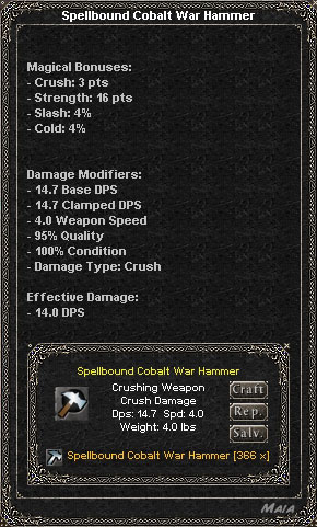 Picture for Spellbound Cobalt War Hammer (Alb) (str)
