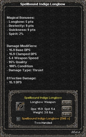 Picture for Spellbound Indigo Longbow