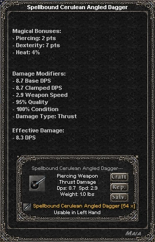 Picture for Spellbound Cerulean Angled Dagger