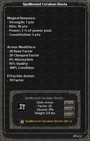 Picture for Spellbound Cerulean Boots (Hib) (cloth)