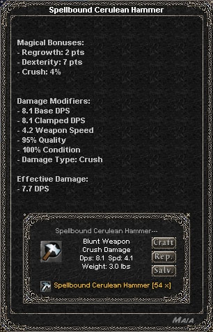 Picture for Spellbound Cerulean Hammer (Hib)