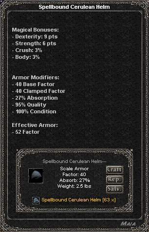 Picture for Spellbound Cerulean Helm (Hib) (scale)