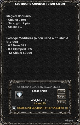 Picture for Spellbound Cerulean Tower Shield (Hib)