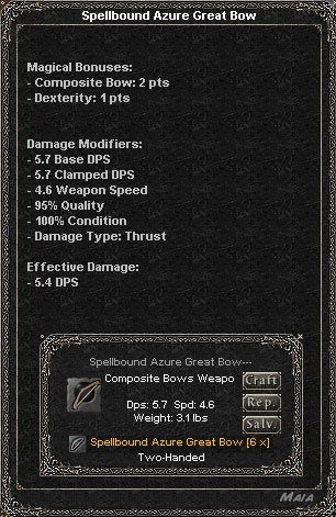 Picture for Spellbound Azure Great Bow (Mid)