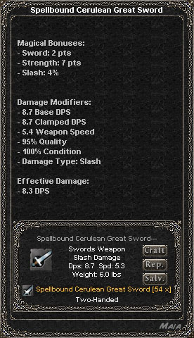 Picture for Spellbound Cerulean Great Sword (Mid)