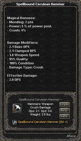 Picture for Spellbound Cerulean Hammer (Mid)