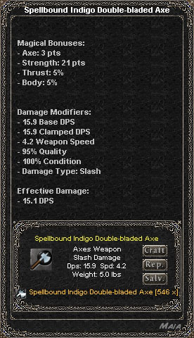 Picture for Spellbound Indigo Double-bladed Axe