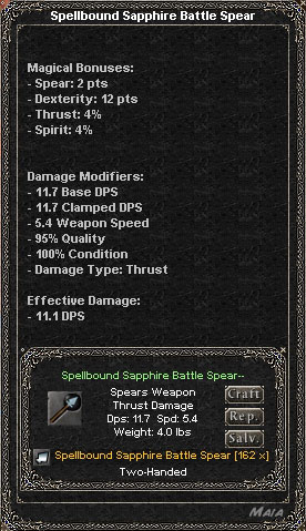 Picture for Spellbound Sapphire Battle Spear (Mid)