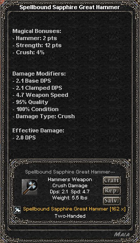 Picture for Spellbound Sapphire Great Hammer (Mid)