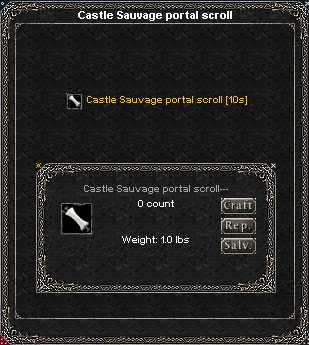 Picture for Castle Sauvage Portal Scroll