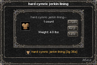 Picture for Hard Cymric Jerkin Lining