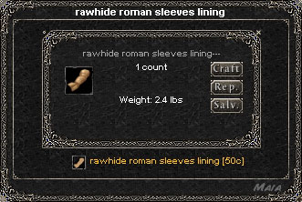 Picture for Rawhide Roman Sleeves Lining
