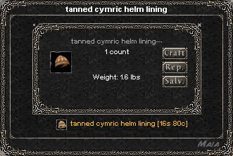 Picture for Tanned Cymric Helm Lining