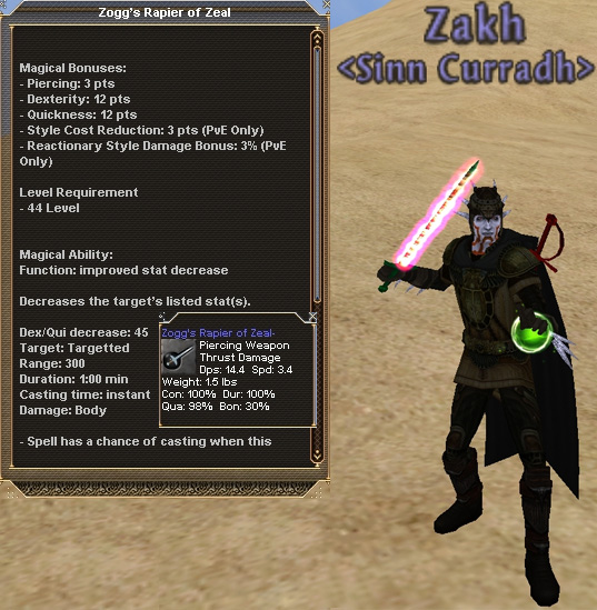 Picture for Zogg's Rapier of Zeal