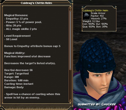 Picture for Cuideag's Chittin Helm
