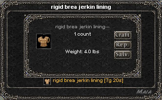 Picture for Rigid Brea Jerkin Lining