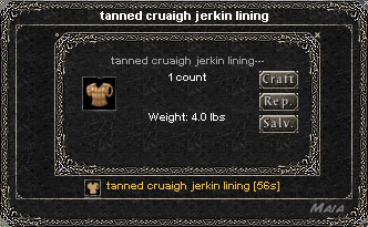 Picture for Tanned Cruaigh Jerkin Lining
