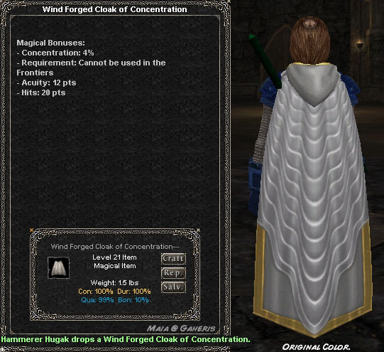 Picture for Wind Forged Cloak of Concentration