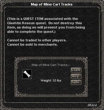 Picture for Map of Mine Cart Tracks