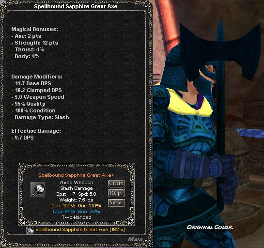 Picture for Spellbound Sapphire Great Axe (Mid)