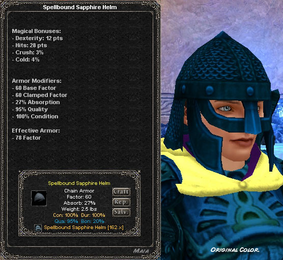 Picture for Spellbound Sapphire Helm (Mid) (chain)