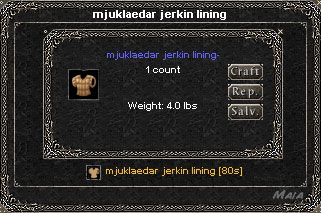 Picture for Cured Mjuklaedar Jerkin Lining