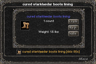 Picture for Cured Starklaedar Boots Lining