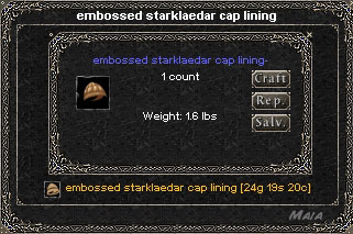 Picture for Embossed Starklaedar Cap Lining