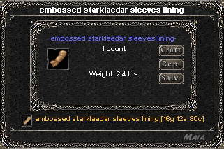 Picture for Embossed Starklaedar Sleeves Lining