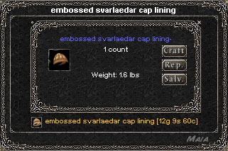 Picture for Embossed Svarlaedar Cap Lining