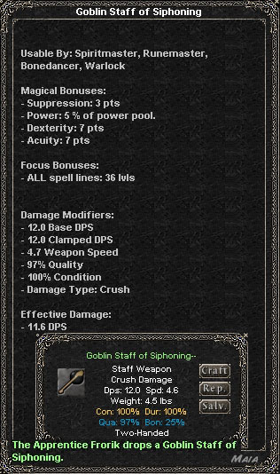 Picture for Goblin Staff of Siphoning