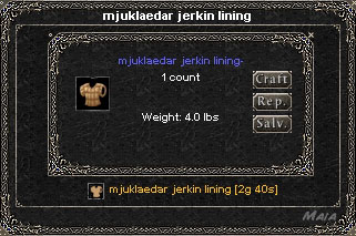 Picture for Hard Mjuklaedar Jerkin Lining