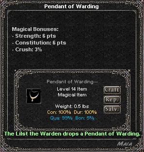 Picture for Pendant of Warding